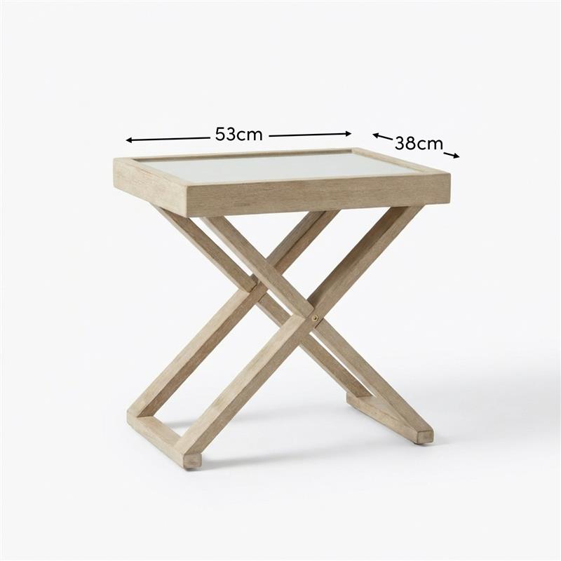 Akira Glass Top for Garden Side Table - Laura James