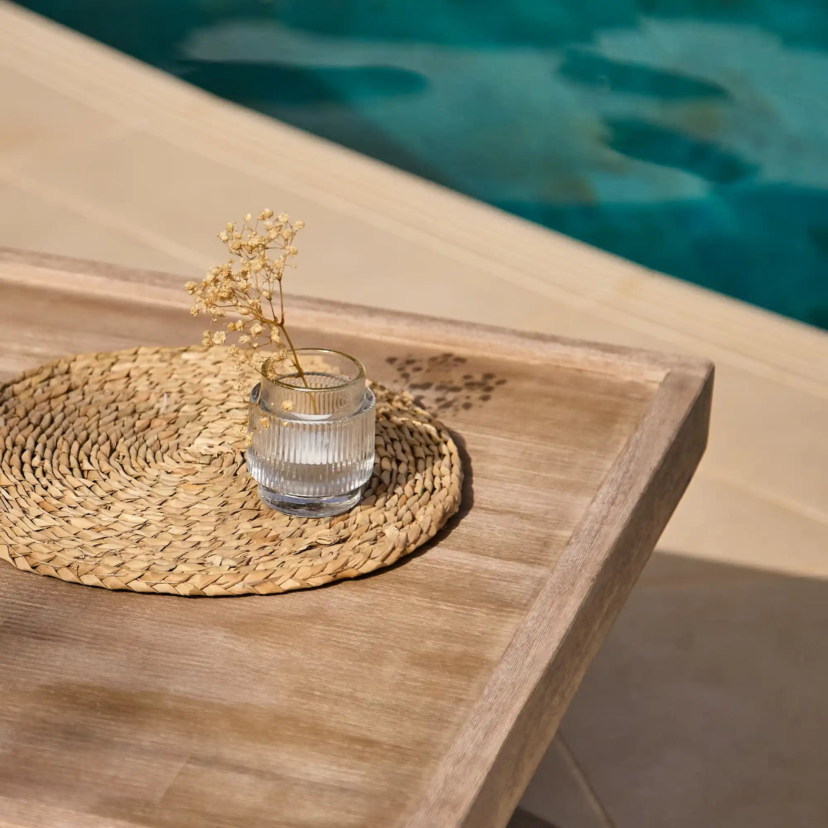 Akira Rectangular Acacia Coffee Table- Laura James
