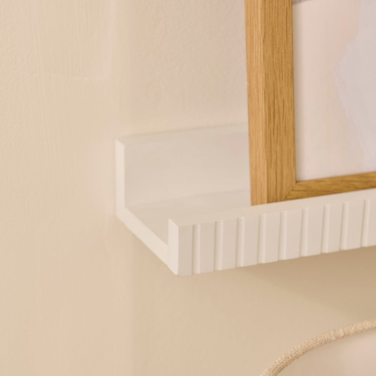Alba 100cm Picture Ledge - White - Laura James