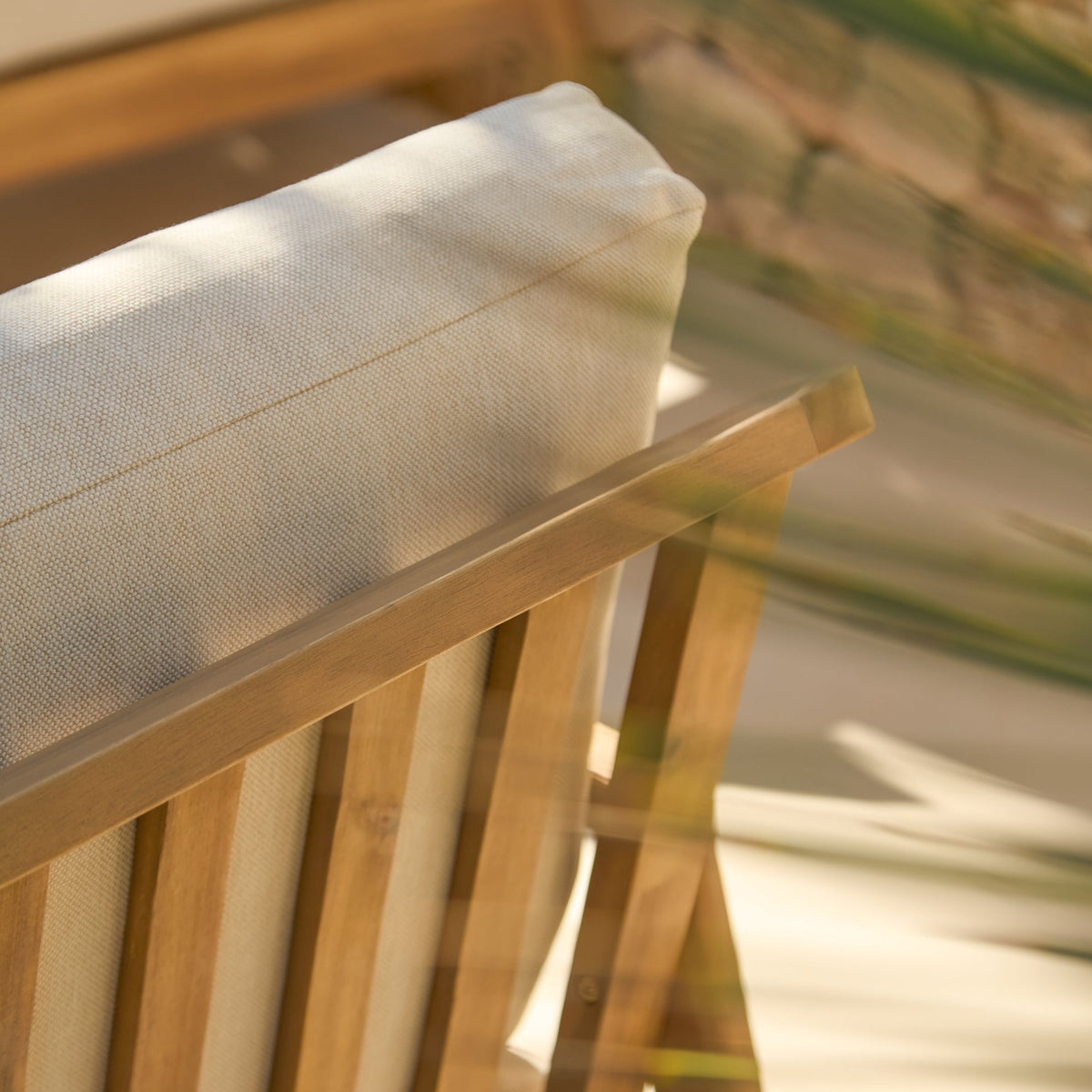 Alora Wooden Garden Cushion Covers - Cream - Laura James