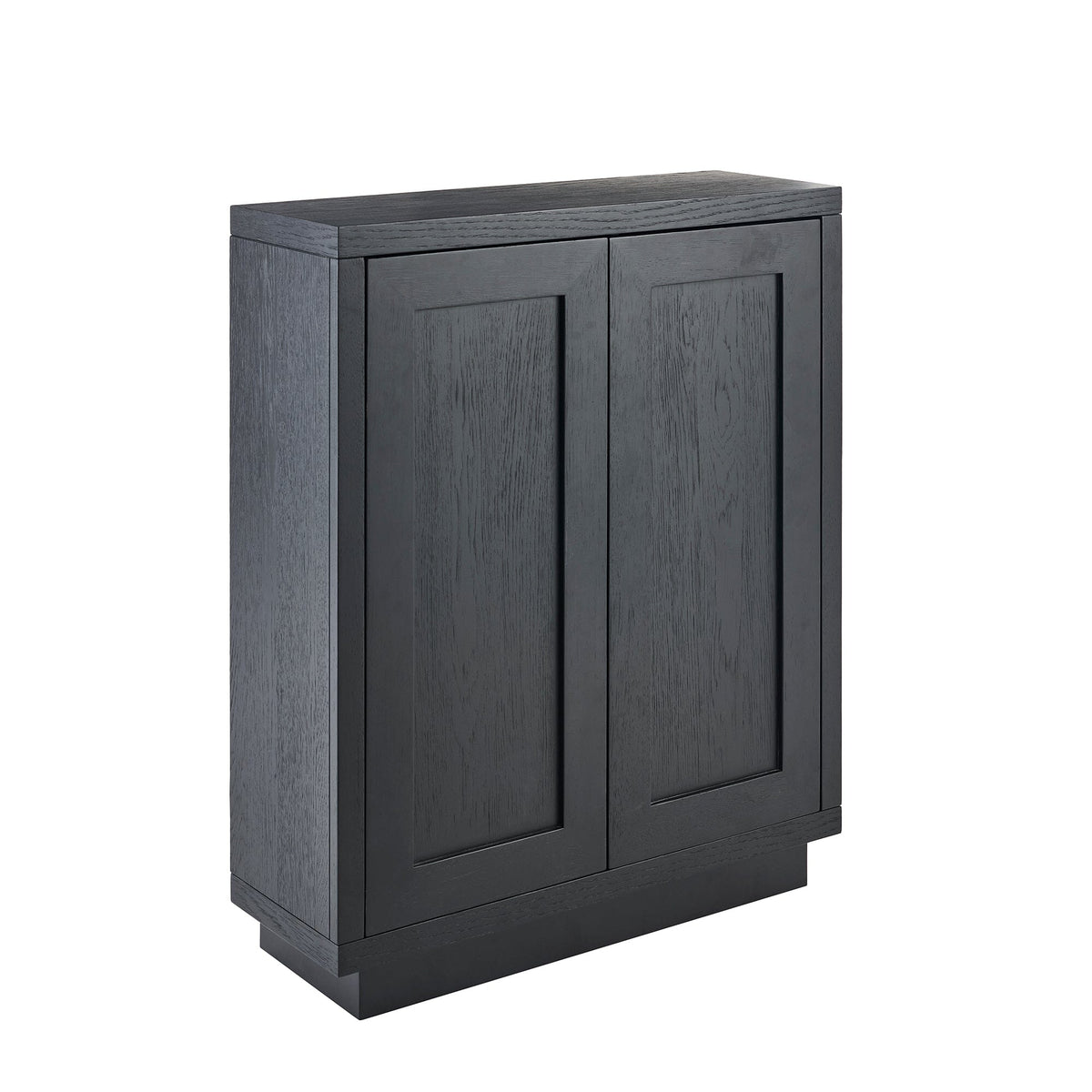 Astrid 2 Door Small Sideboard - Black Oak - Laura James