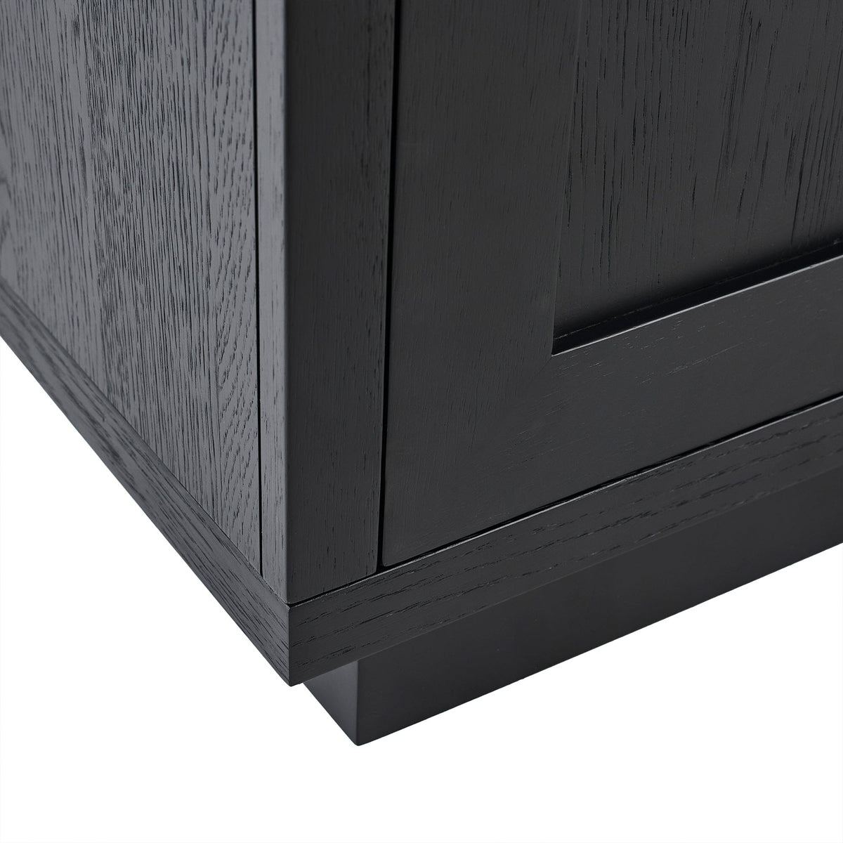 Astrid 2 Door Small Sideboard - Black Oak - Laura James