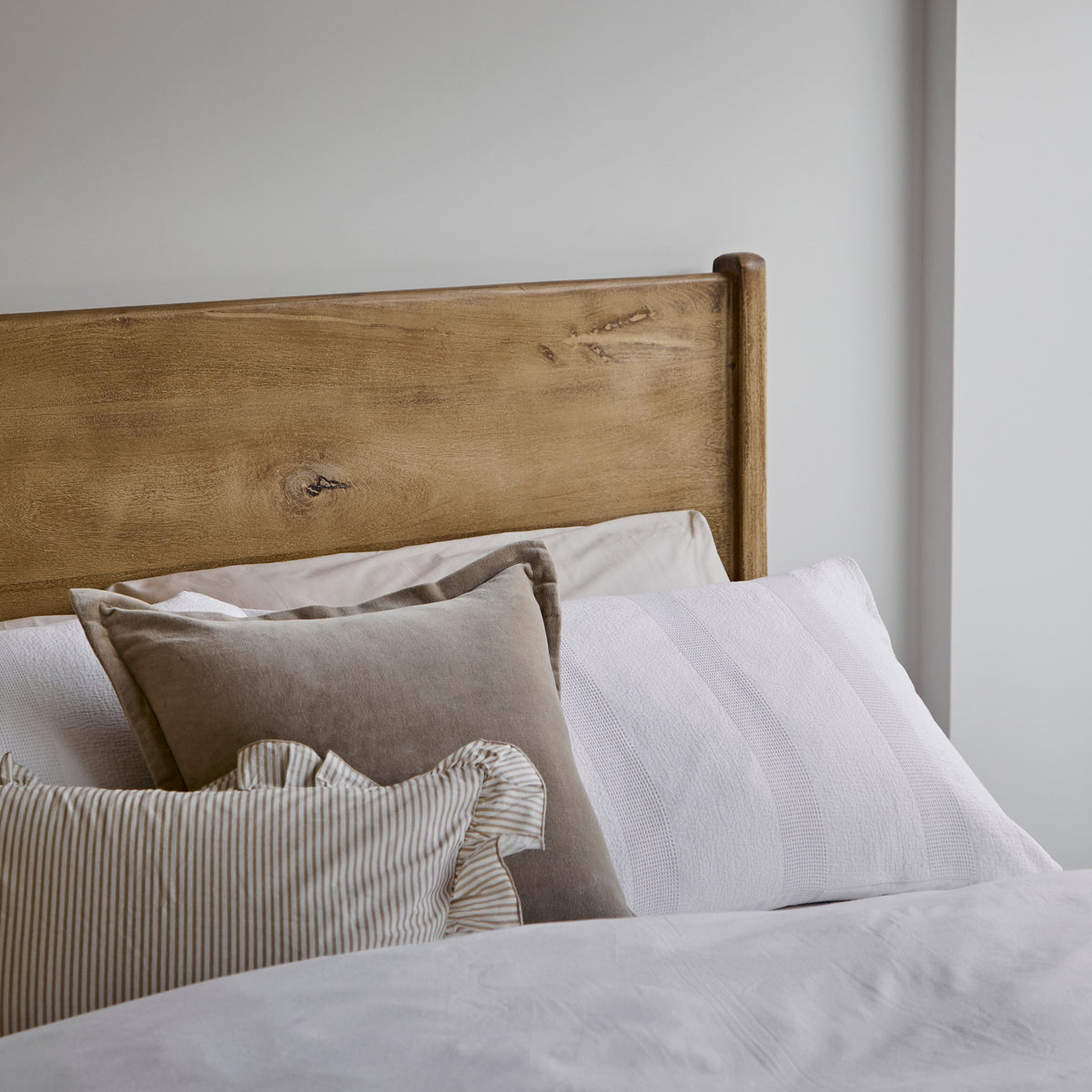 Colton King Size Bed Frame - Mangowood - Laura James