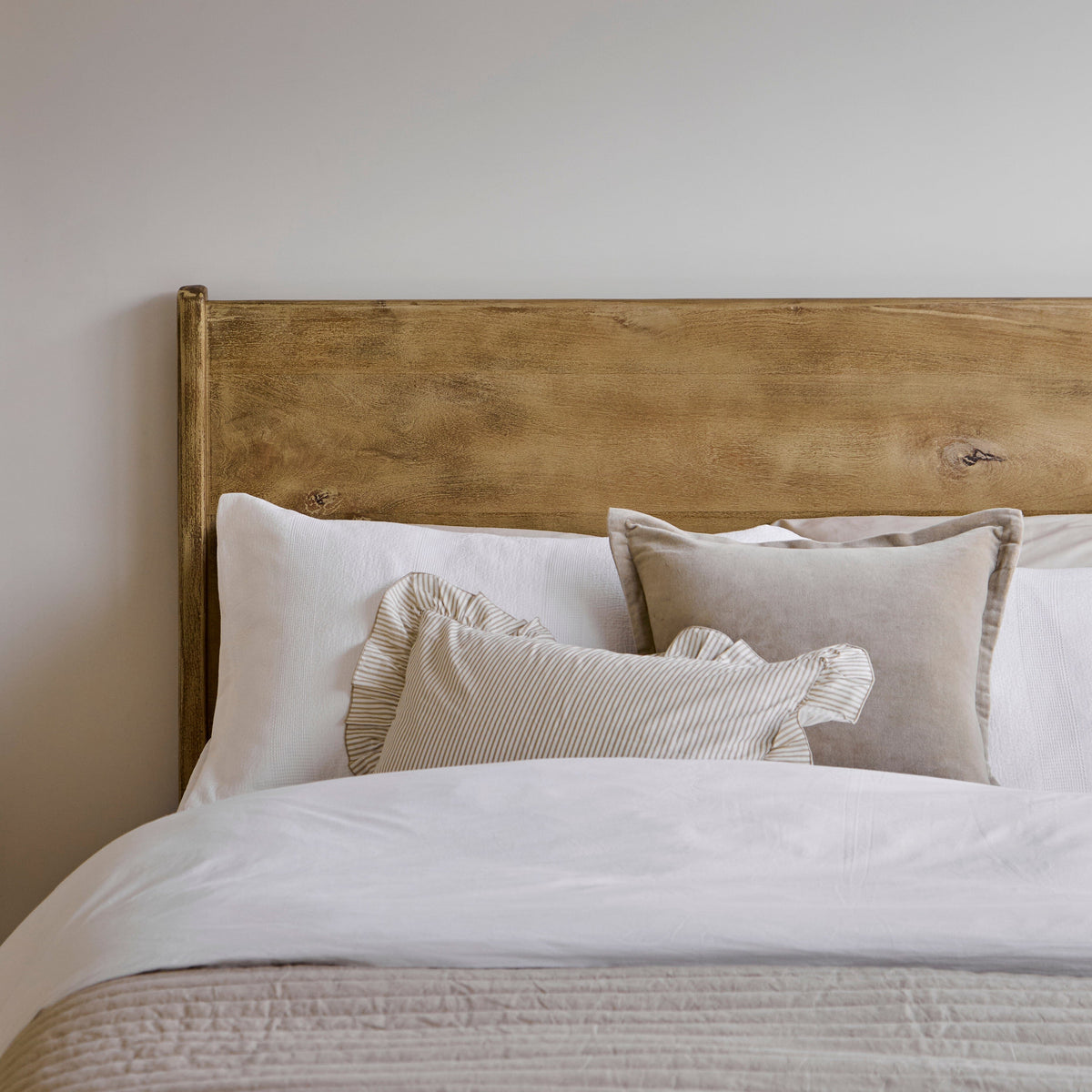 Colton King Size Bed Frame - Mangowood - Laura James