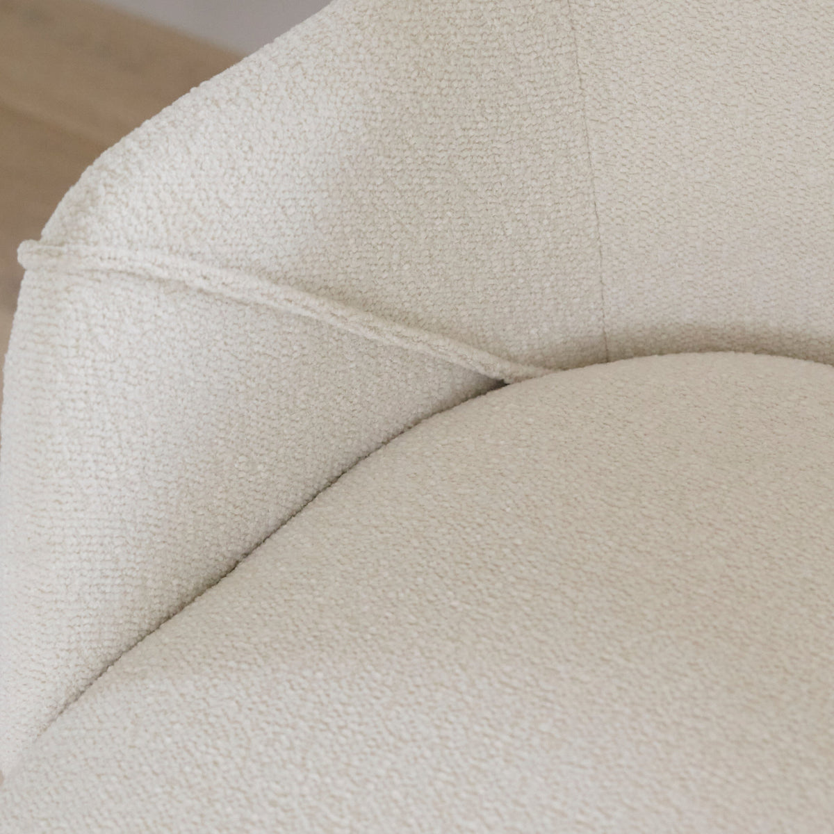 Freya Boucle Armchairs with Black Legs
- Laura James