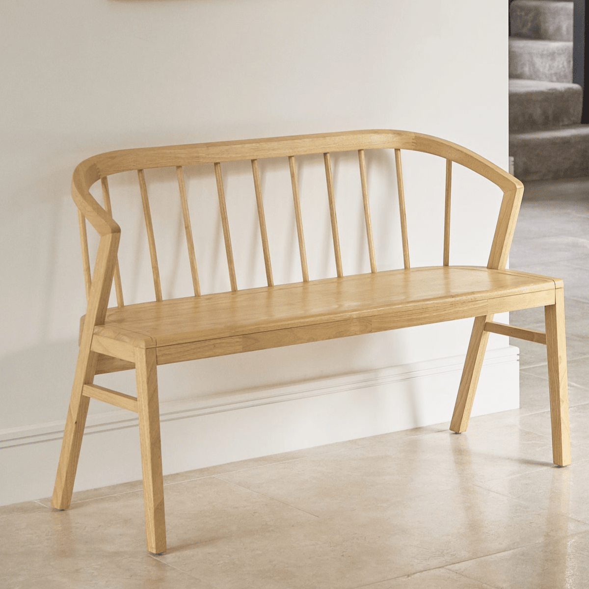 Mabel 120cm Bench - Pale Oak - Laura James