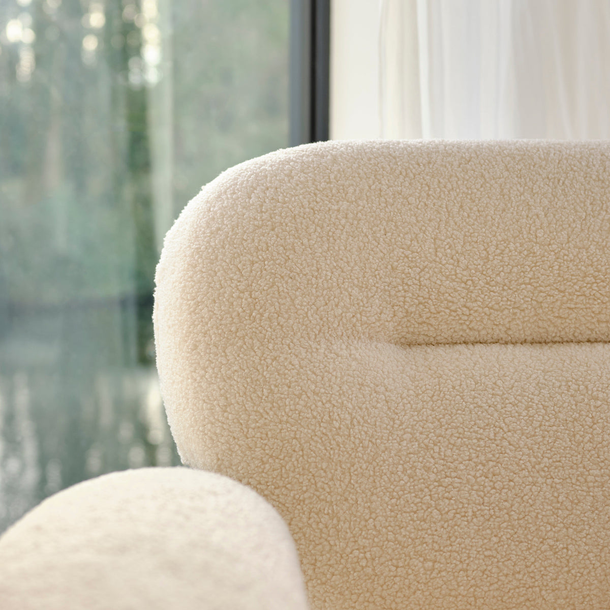 Mateo Boucle Armchair - Laura James