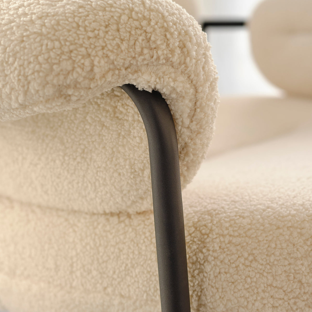 Mateo Boucle Armchair - Laura James