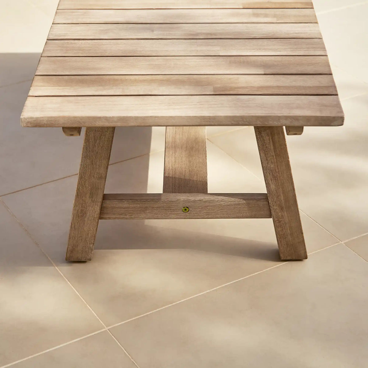 Shiro Rectangular Acacia outdoor Coffee Table -Laura James