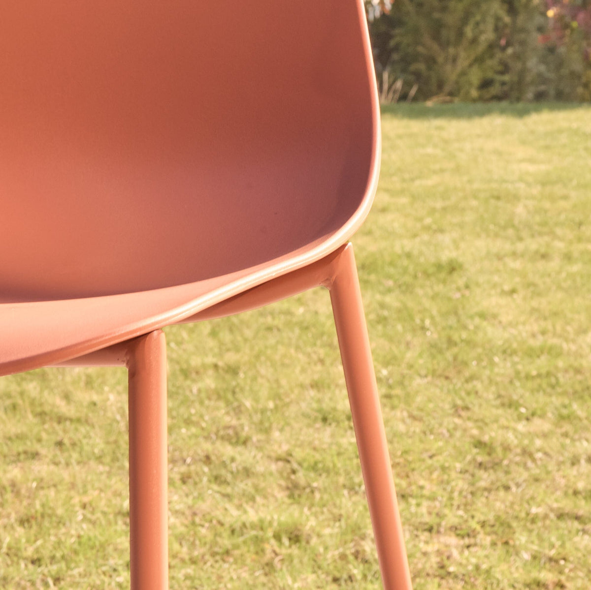 Wren Garden Dining Chair - Set of 2 - Burnt Orange - Laura James