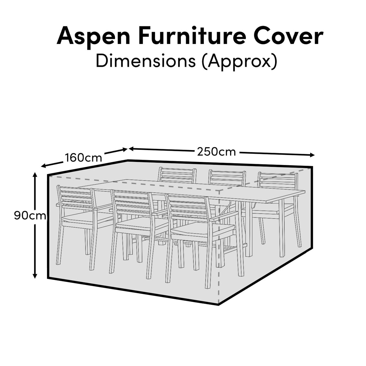 Aspen 6 Furniture Cover - Laura James