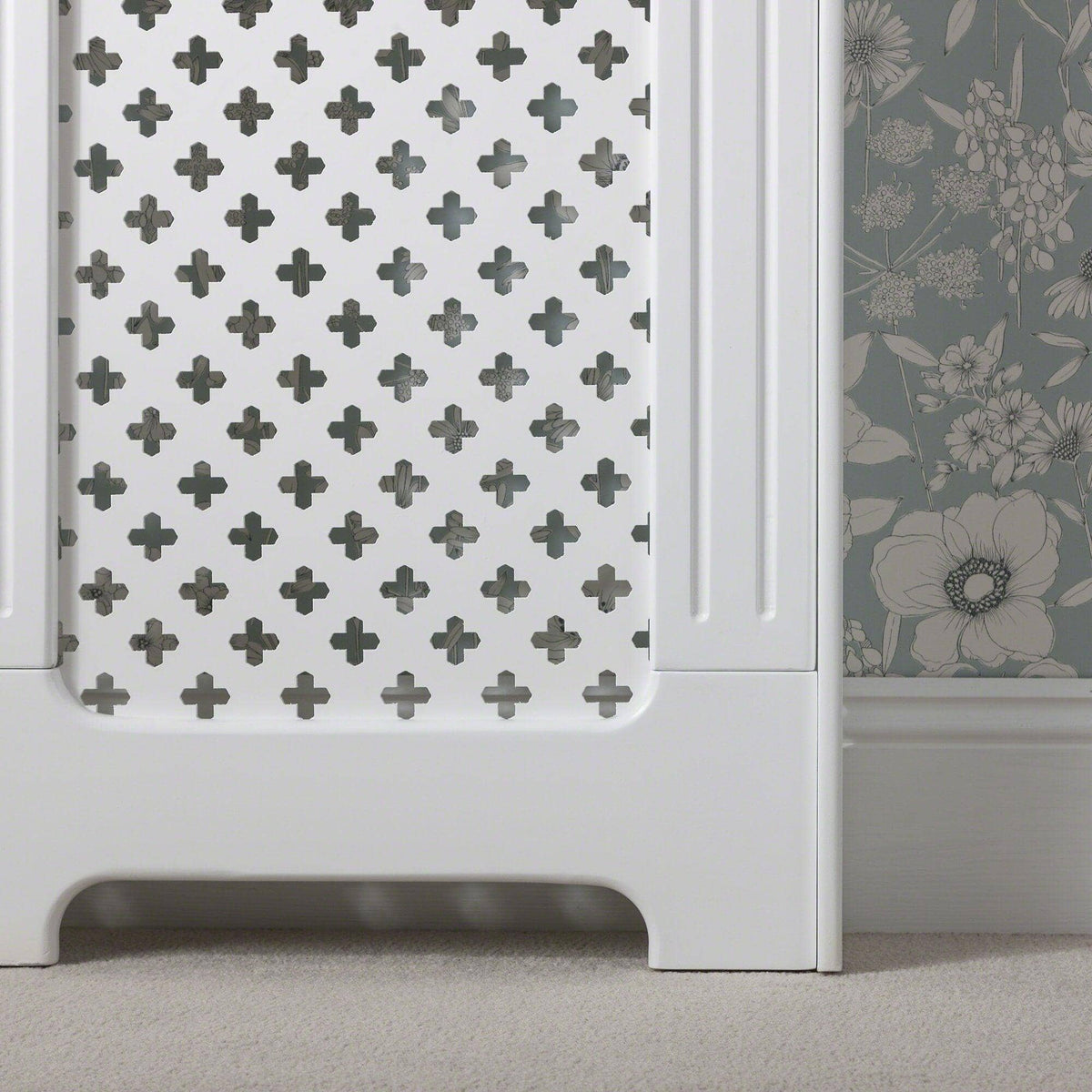 Edith Radiator Cover - White - Medium