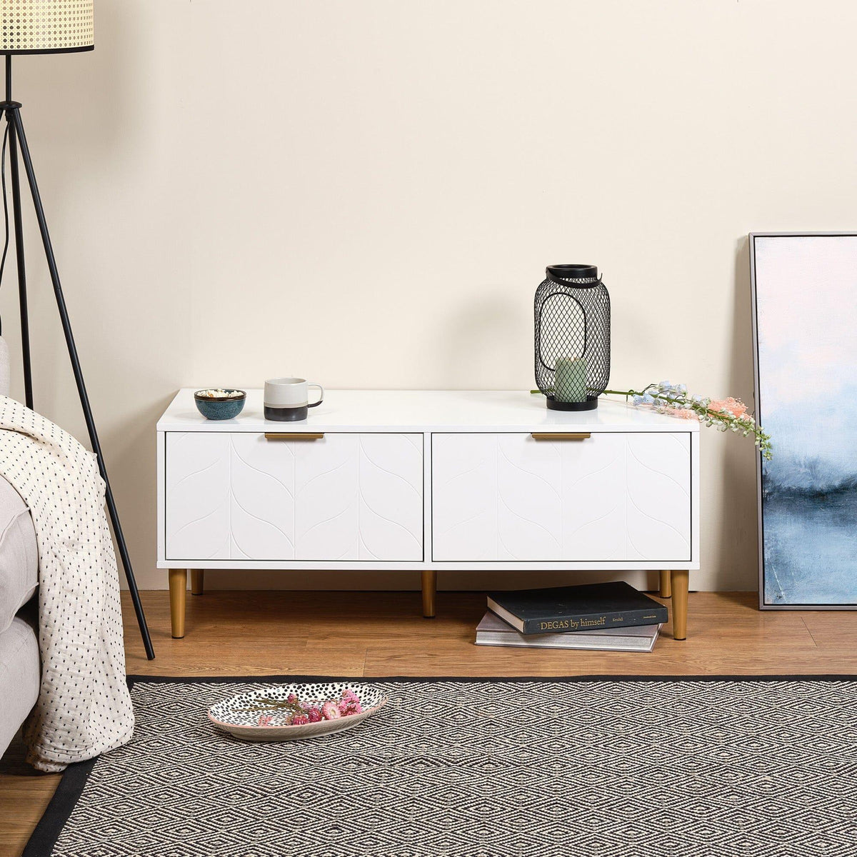 Gloria TV unit - white - Laura James