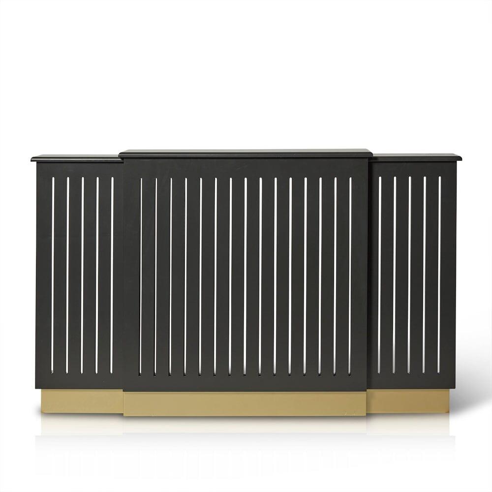 Iliana Extending Radiator Cover in Charcoal Grey - Laura James