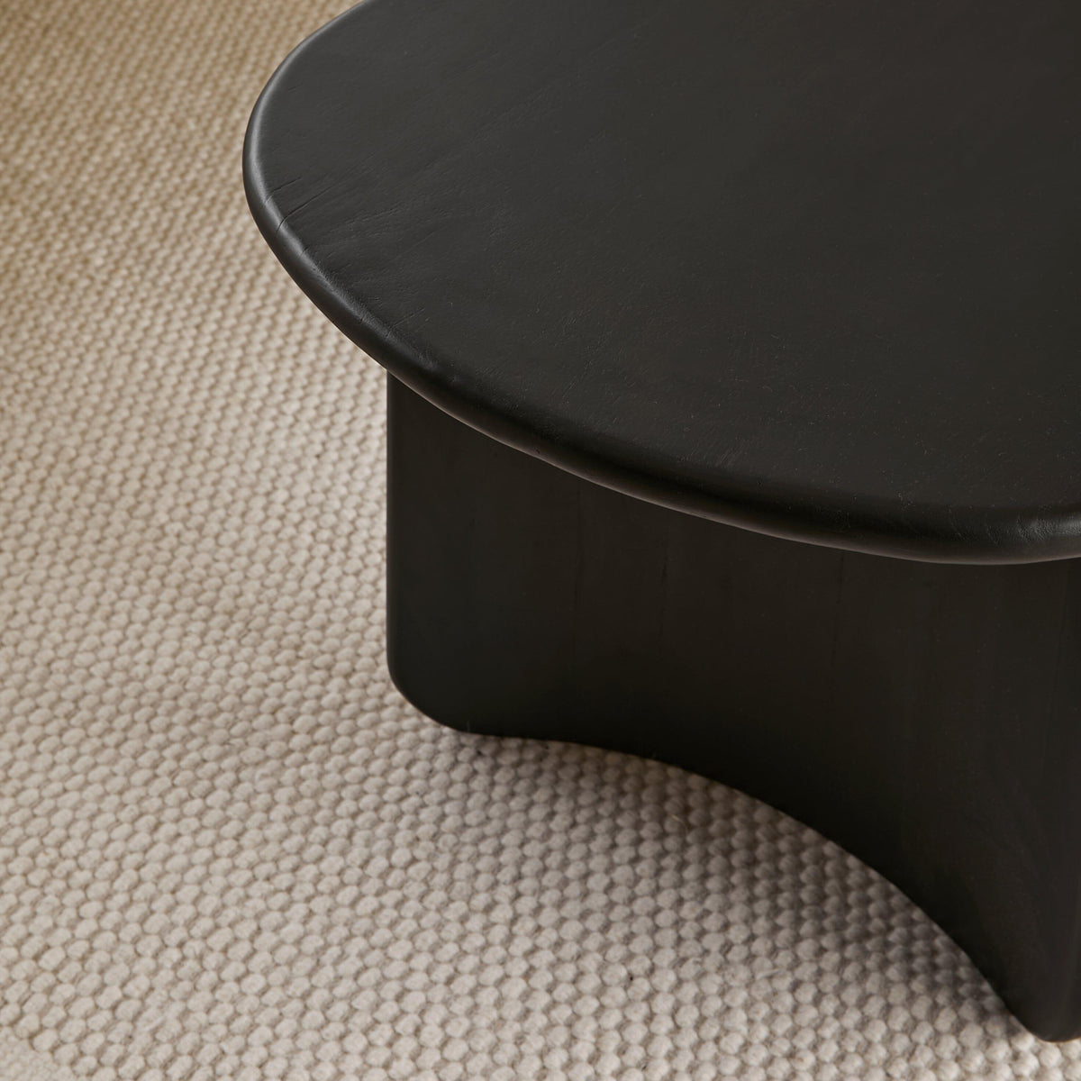 Imogen 110cm Coffee Table, Jet Black Acacia - Laura James