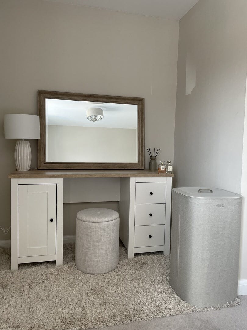 Bampton 3 Drawer Desk - Alabaster White - New