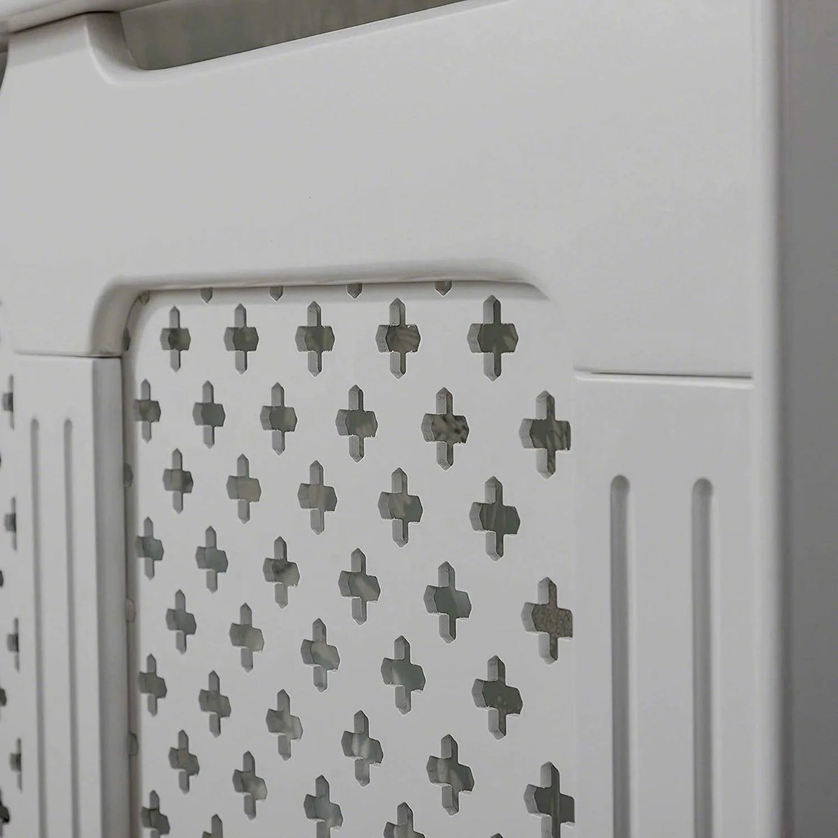 Edith radiator cover - grey - adjustable - Laura James