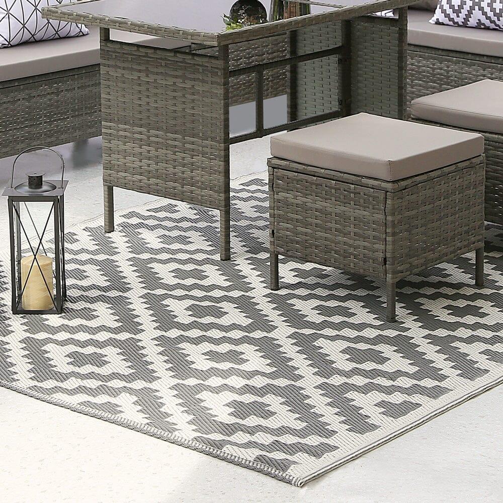 Outlet - Outdoor Rug - 160Cm X 230Cm - Geometric Print - Laura James