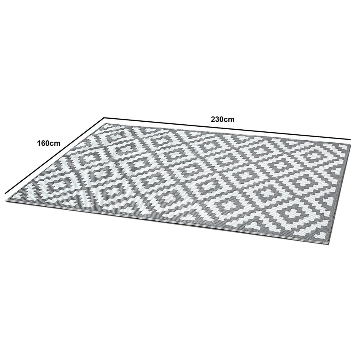 Outlet - Outdoor Rug - 160Cm X 230Cm - Geometric Print - Laura James