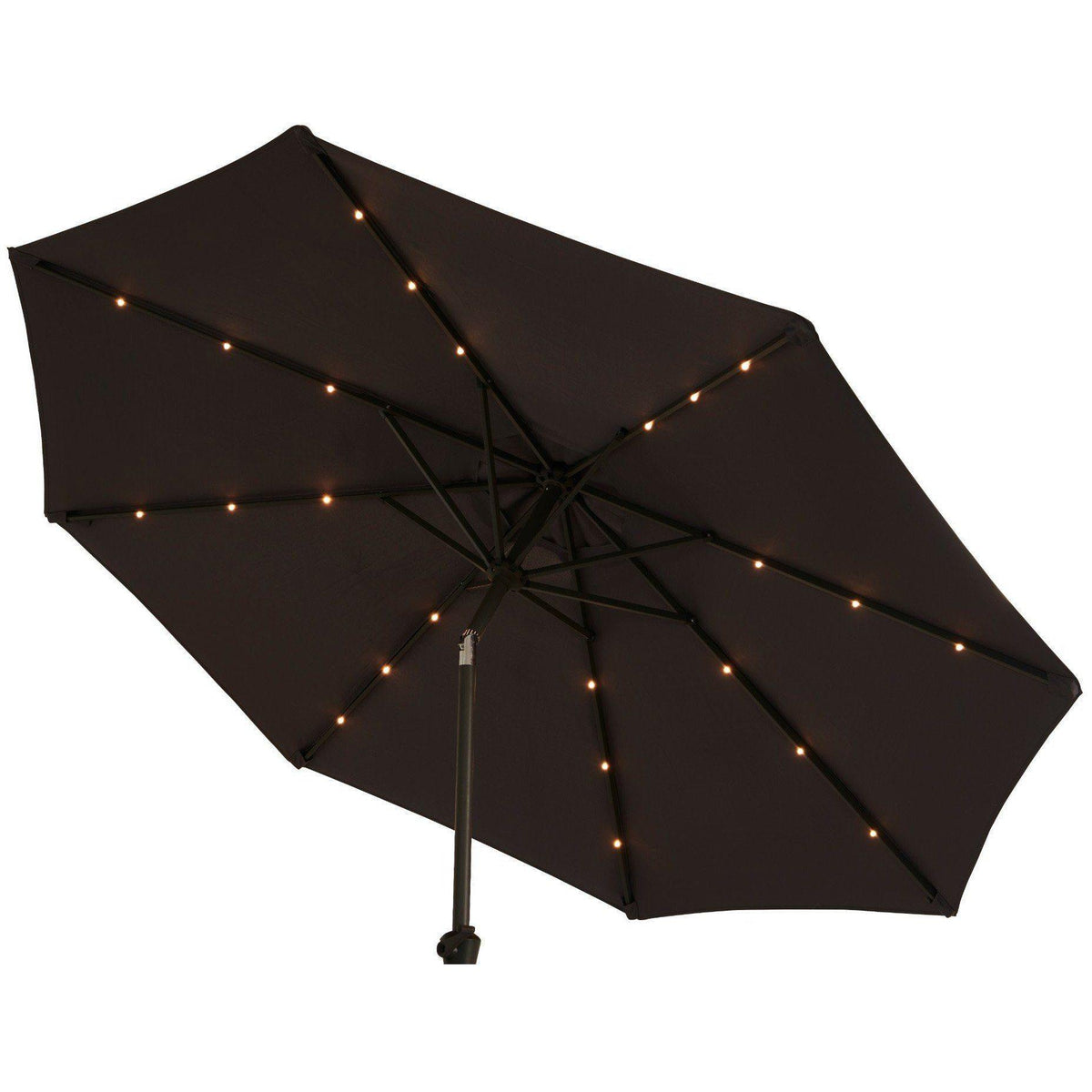 Premium Round 2.7m Parasol - Grey - Laura James