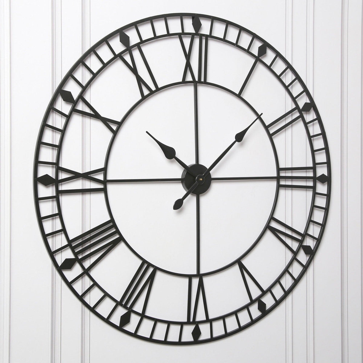 Skeleton Clock – Black – 100cm - Laura James