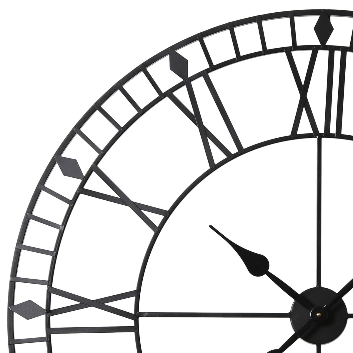 Skeleton Clock – Black – 100cm - Laura James