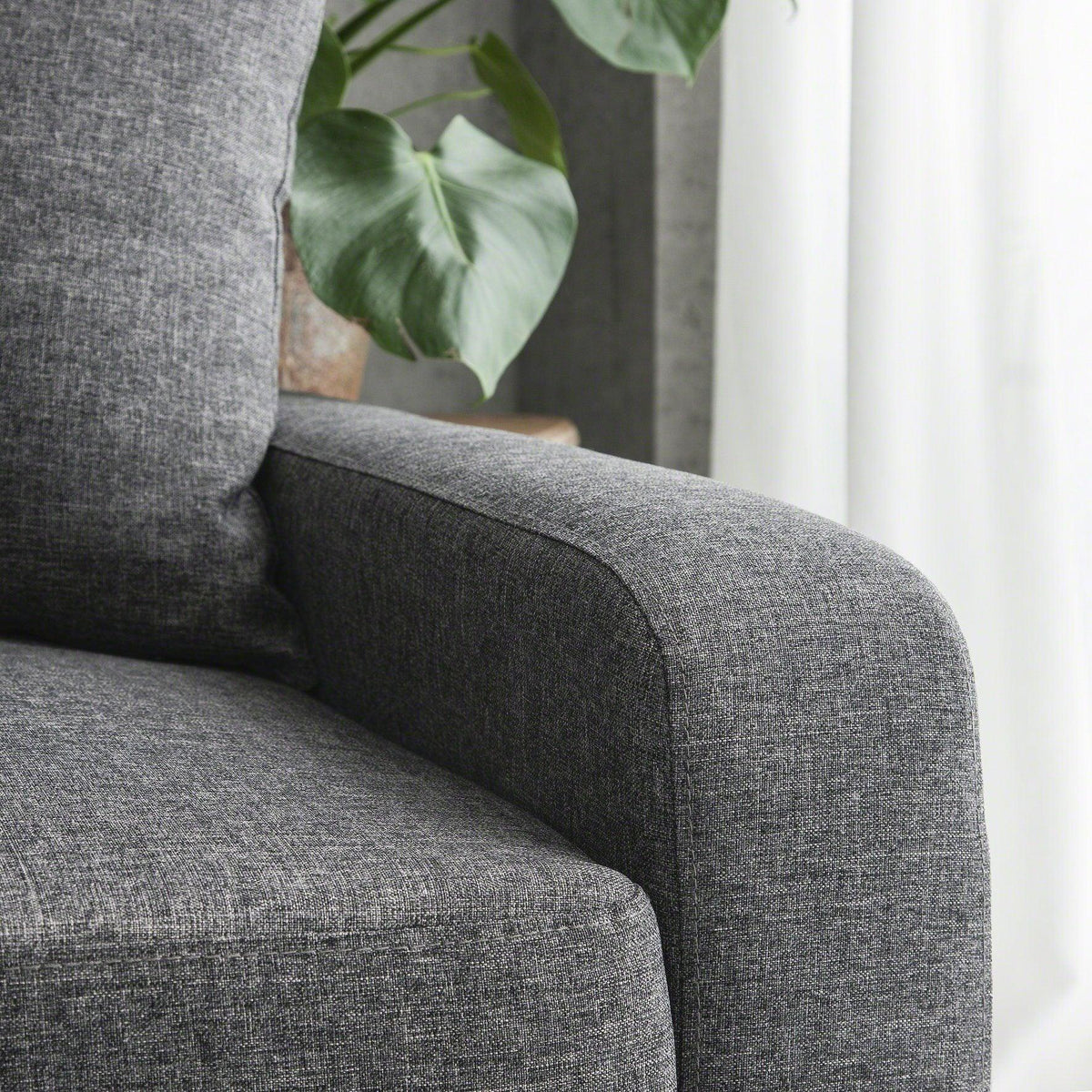 Corner Sofa - Left & Right Side - Grey - Laura James