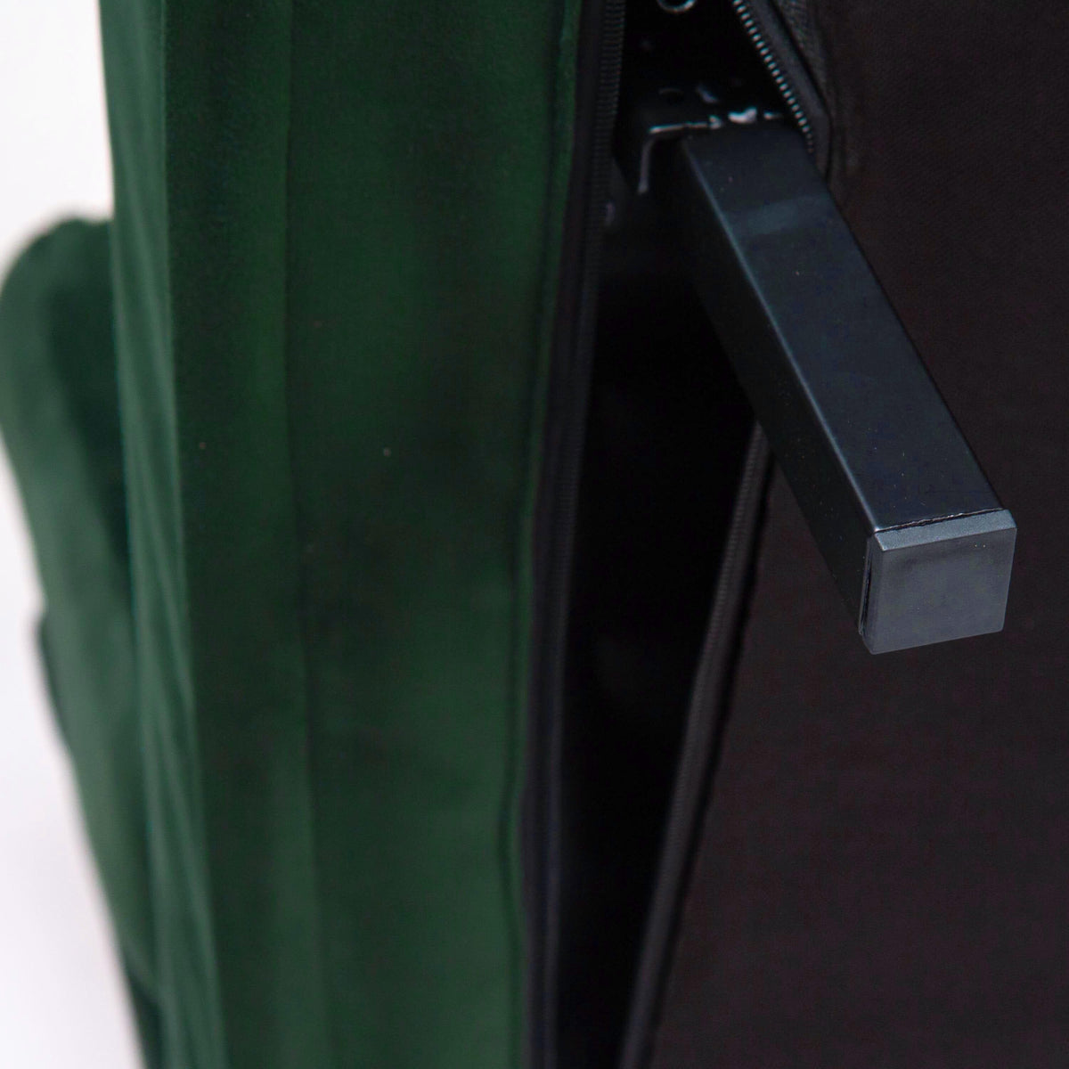 Una Green Velvet Double Sofa Bed