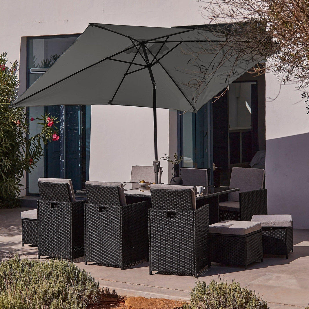 Boxy Rattan Dining Set Rattan Dining Sets – Laura James B2B