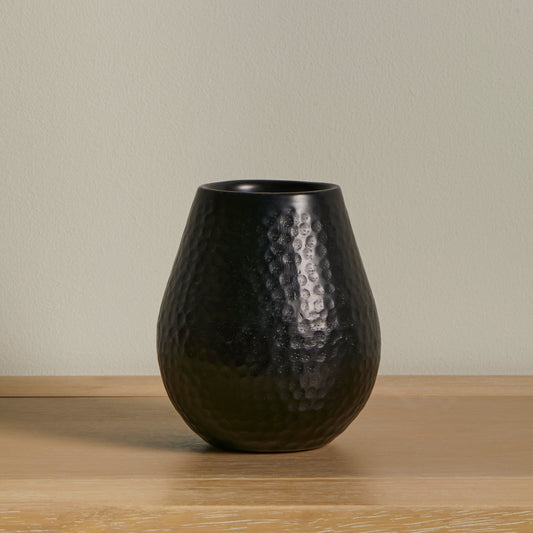 Outlet - Hale 13.5cm Metal Candle Holder - Black Bronze