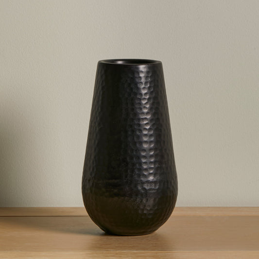 Outlet - Hale 20cm Metal Candle Holder - Black Bronze
