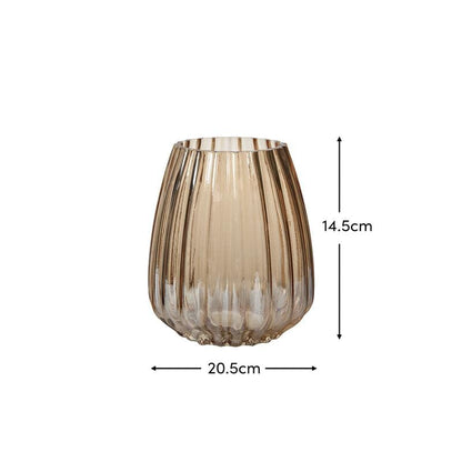 Veneto glass vase - 21cm - Laura James 