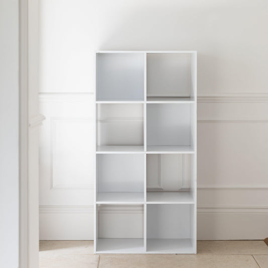 8 Cube Storage Unit in White - Laura James