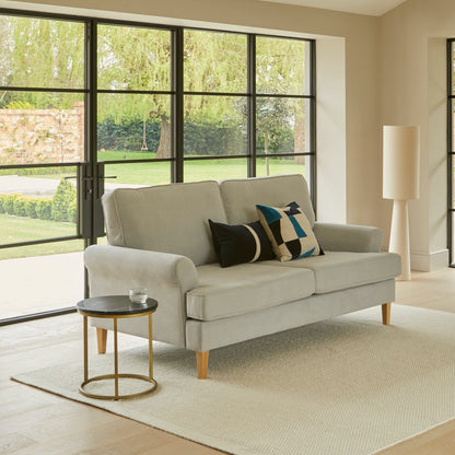 Atcham Clay/Natural Pebble Wool with Cotton Rug - 160 x 230cm
