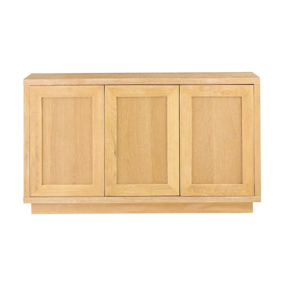 Astrid 3 Door Large Sideboard - Whitewash Oak - Laura James