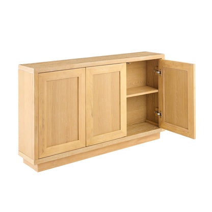 Astrid 3 Door Large Sideboard - Whitewash Oak - Laura James