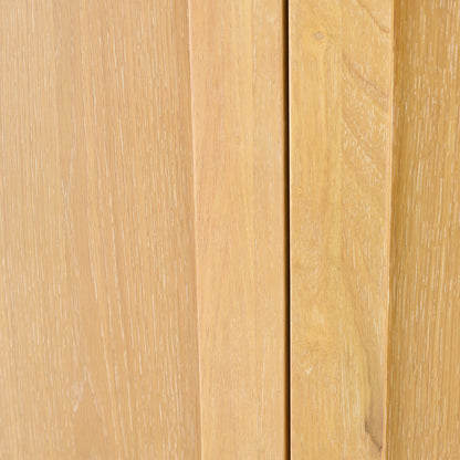 Astrid 3 Door Large Sideboard - Whitewash Oak - Laura James