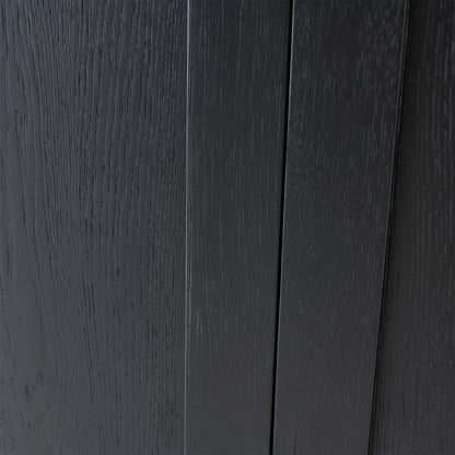 Astrid 2 Door Small Sideboard - Black Oak - Laura James