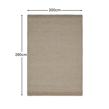 Atcham Sand Large Wool Rug - Laura James
