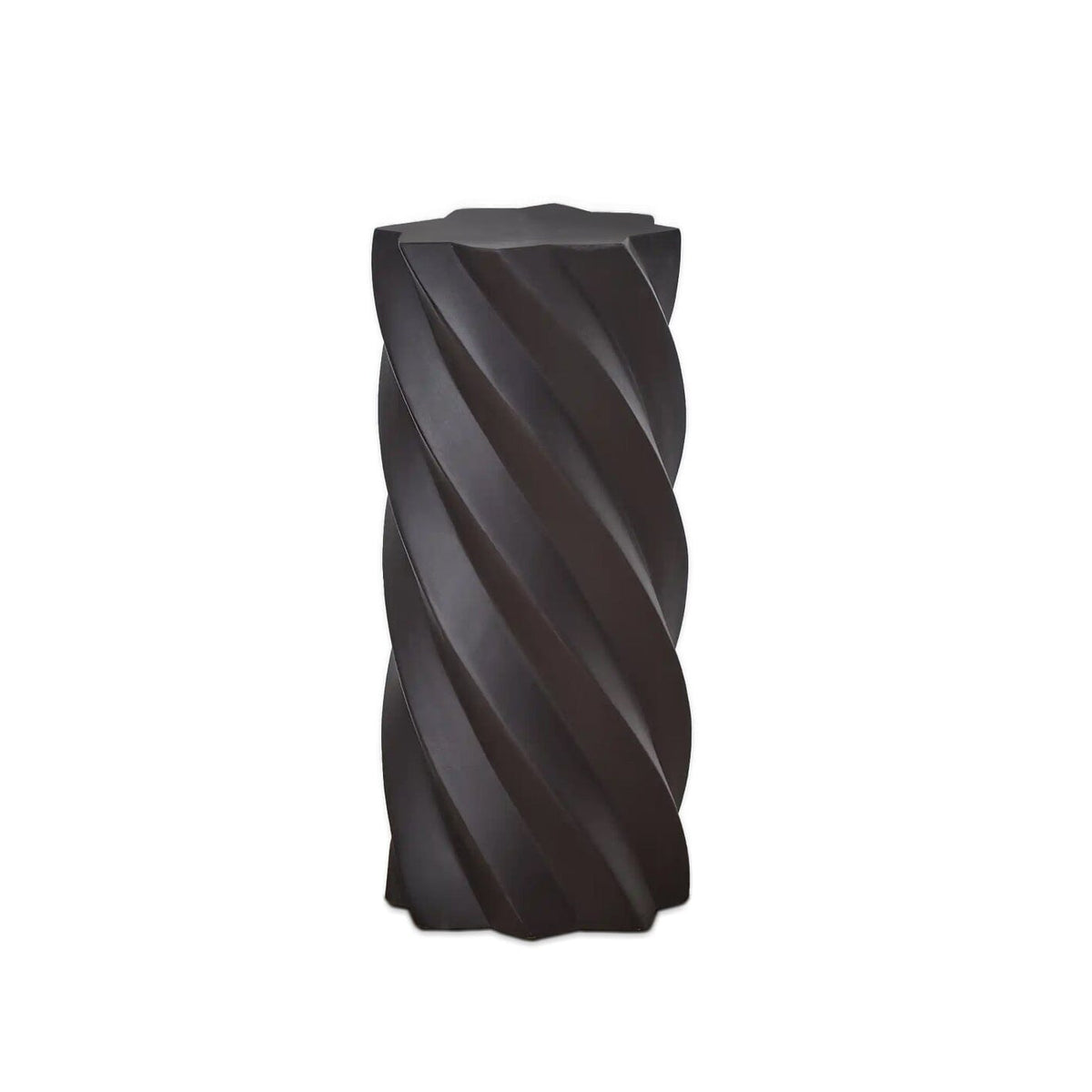 Bianca 25cm Side Table - Lava Black - Laura James 