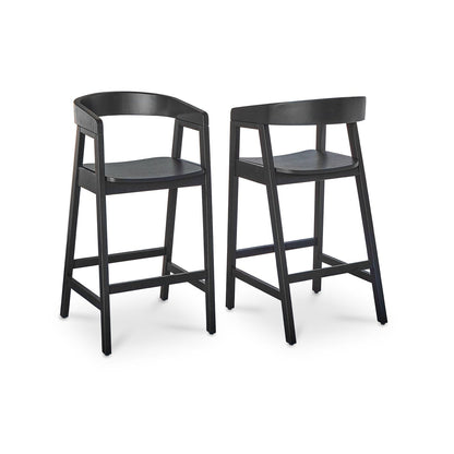 Ella Bar Stool - Black Oak - Laura James 