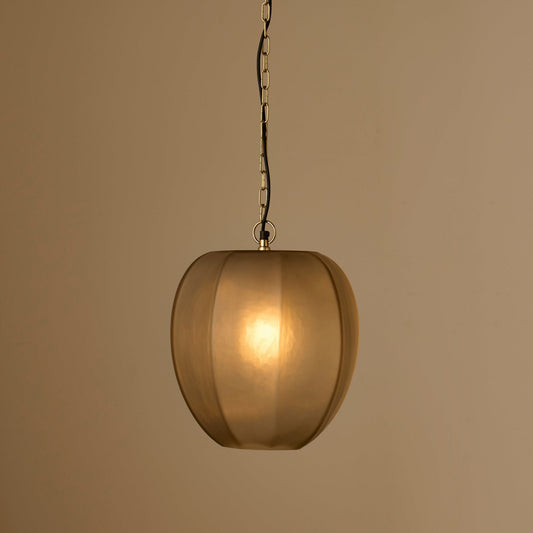 Bray 35cm Glass Pendant Light - Driftwood - Laura James