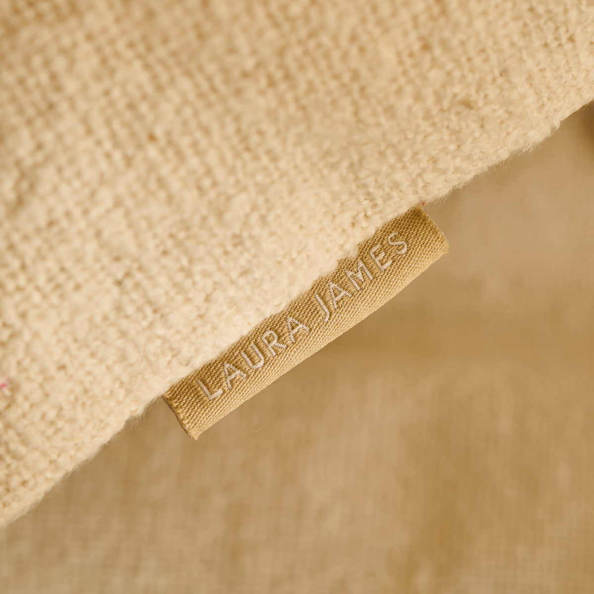 Ealing 35 x 55cm Textured Cushion Cover - Clay - Laura James 