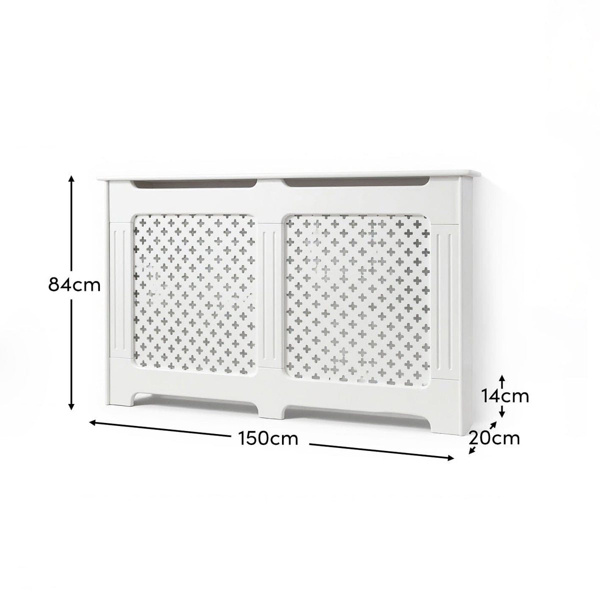 Radiator Cover - White Painted - Large - Laura James
