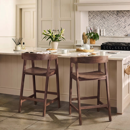 Ella Bar Stool - Coffee Brown