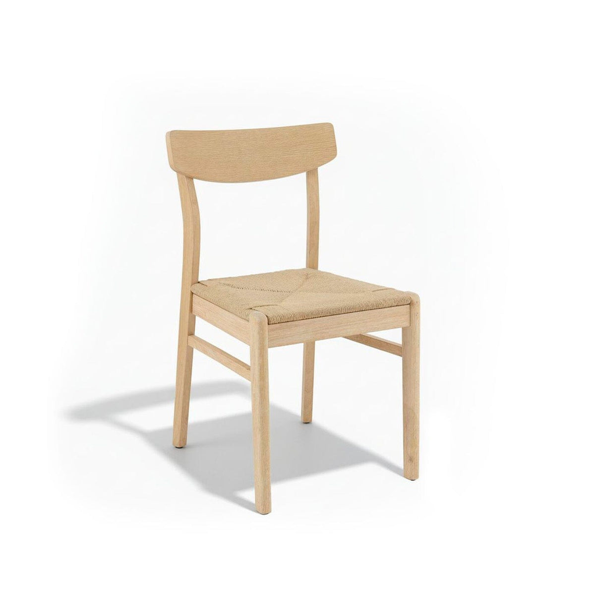 Faye Whitewash Oak Dining Chairs - Set of 2 - Laura James 