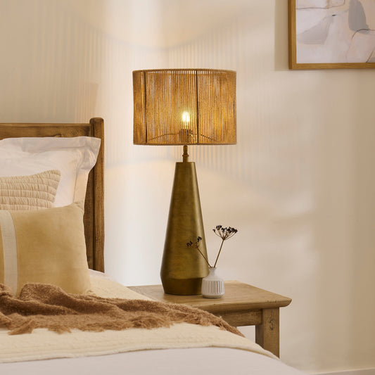 Foxcote Gold Table Lamp - 47cm