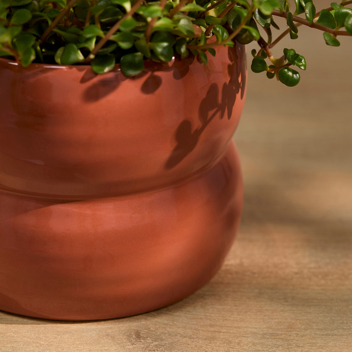 Harlesden 13cm Plant Pot - Paprika - Laura James 