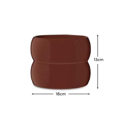 Harlesden 13cm Plant Pot - Paprika DIMS - Laura James