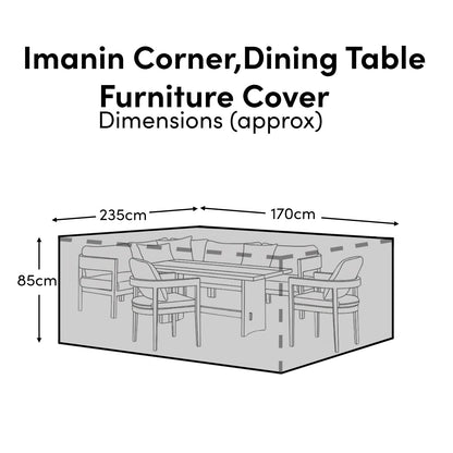 Imani 8 Seater Corner Sofa Set Furniture Cover - Laura James 